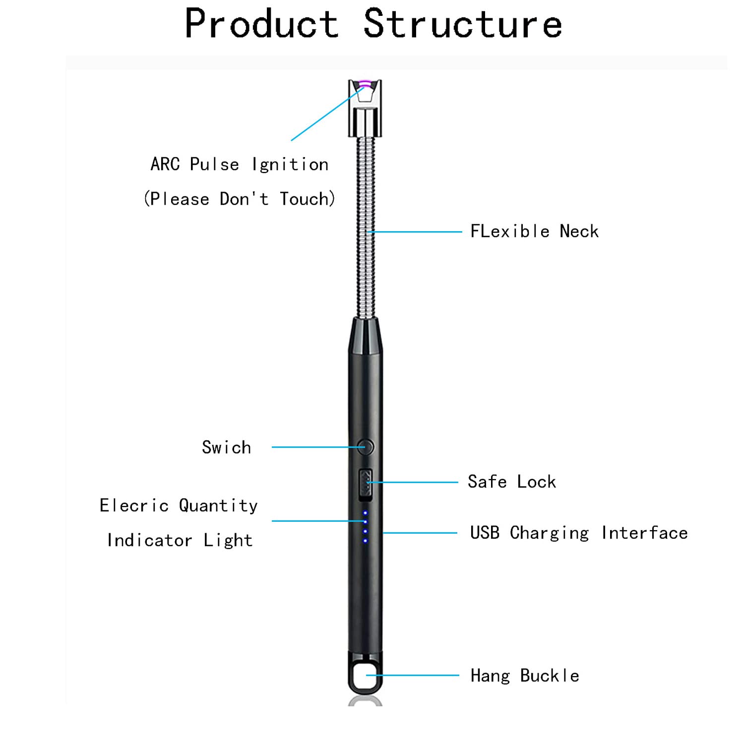 Vidisan wick cutter with long handle, reaches deep into jars for precise trimming.