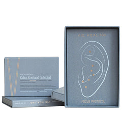 Vie Healing 24K gold ear seeds kit promotes calm focus and balance.