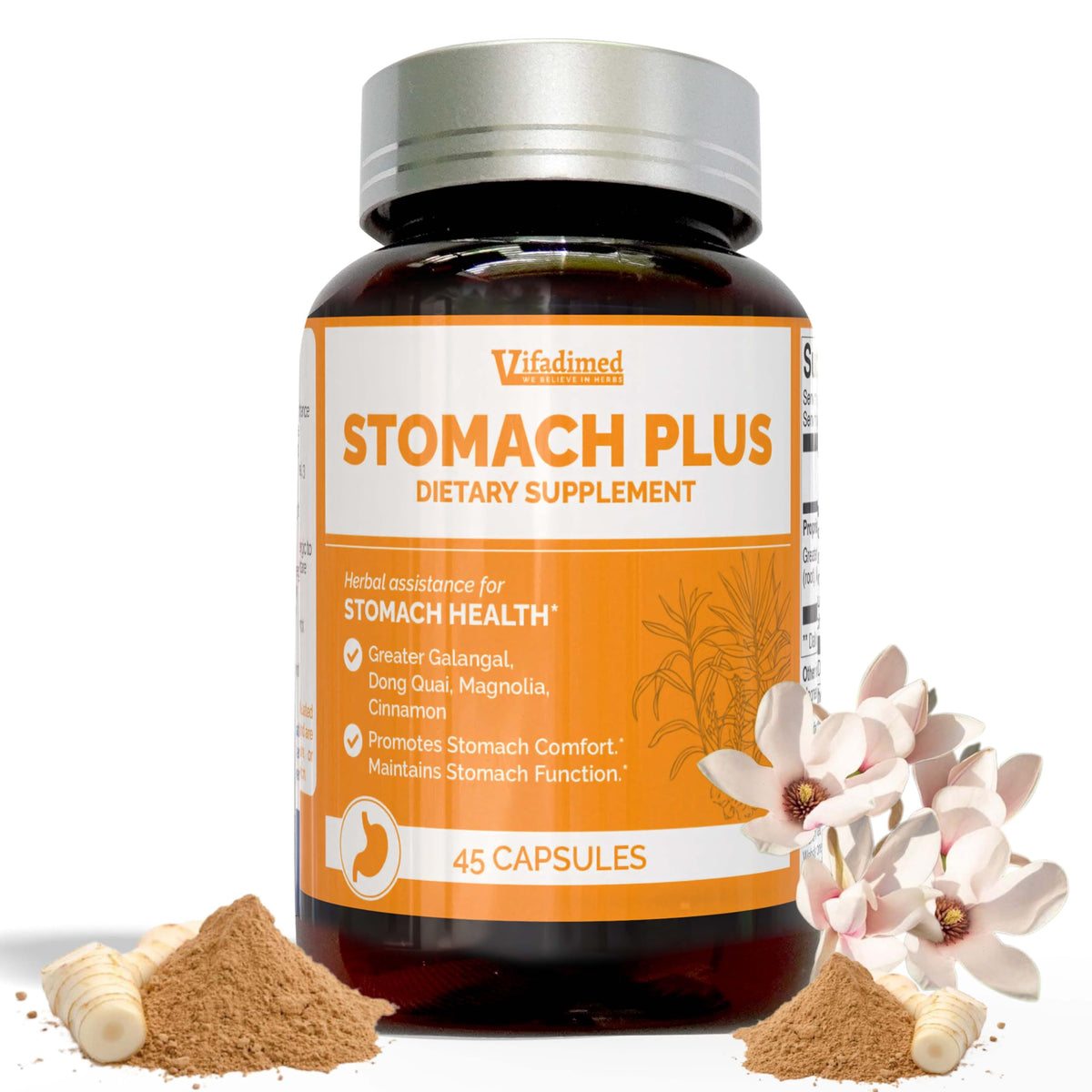 VIFADIMED Stomach Plus bottle front for gentle digestive support