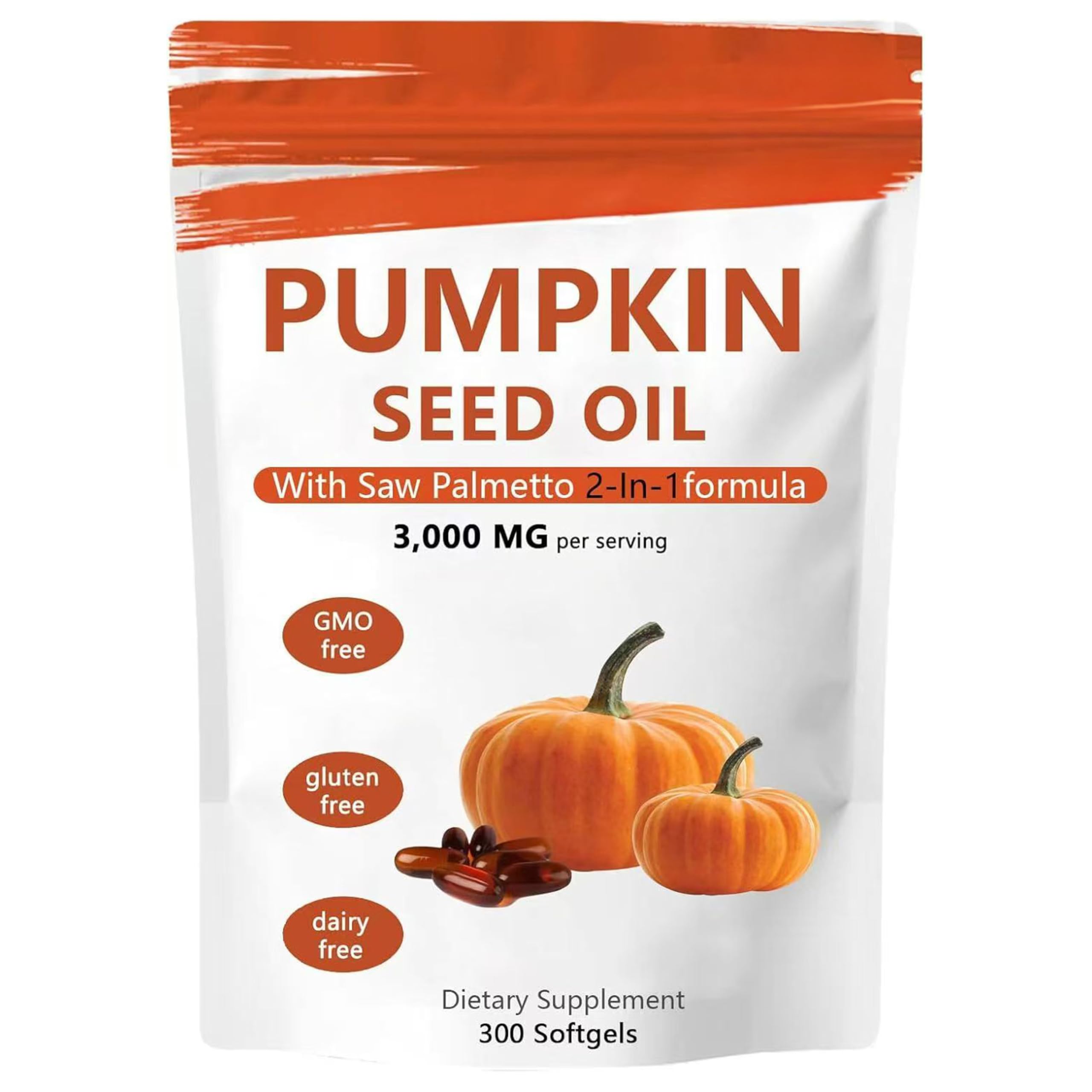 Vifdusi bottle front with pumpkin seed oil and saw palmetto softgels for daily vitality.