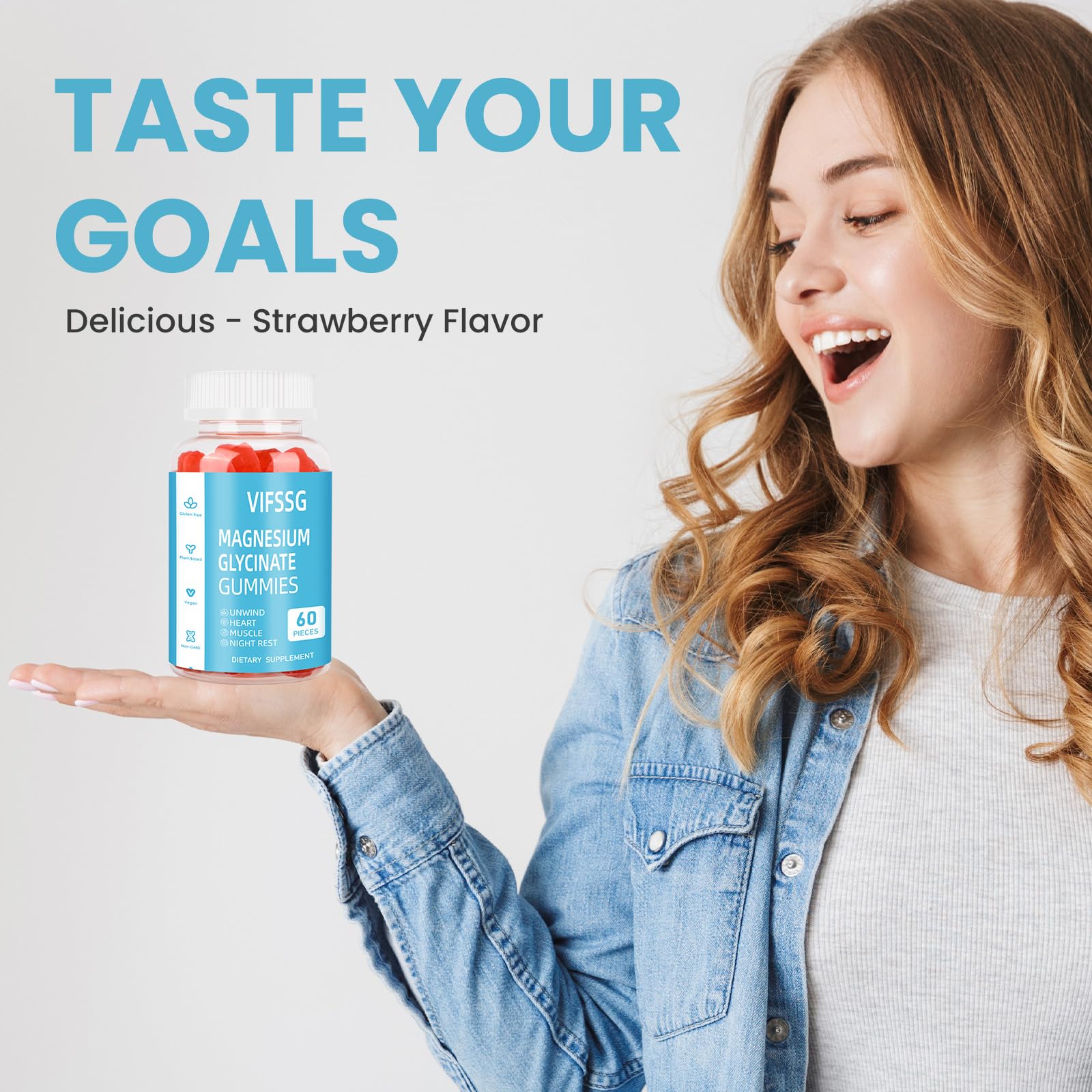 VIFSSG Magnesium Glycinate Gummies daily-use format supports consistent intake.