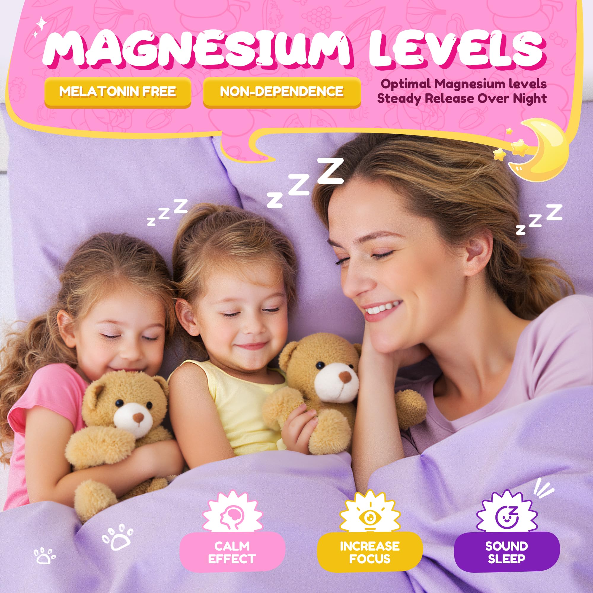 VIFSSG Magnesium Gummies blueberry textured gummy conveys tasty chew