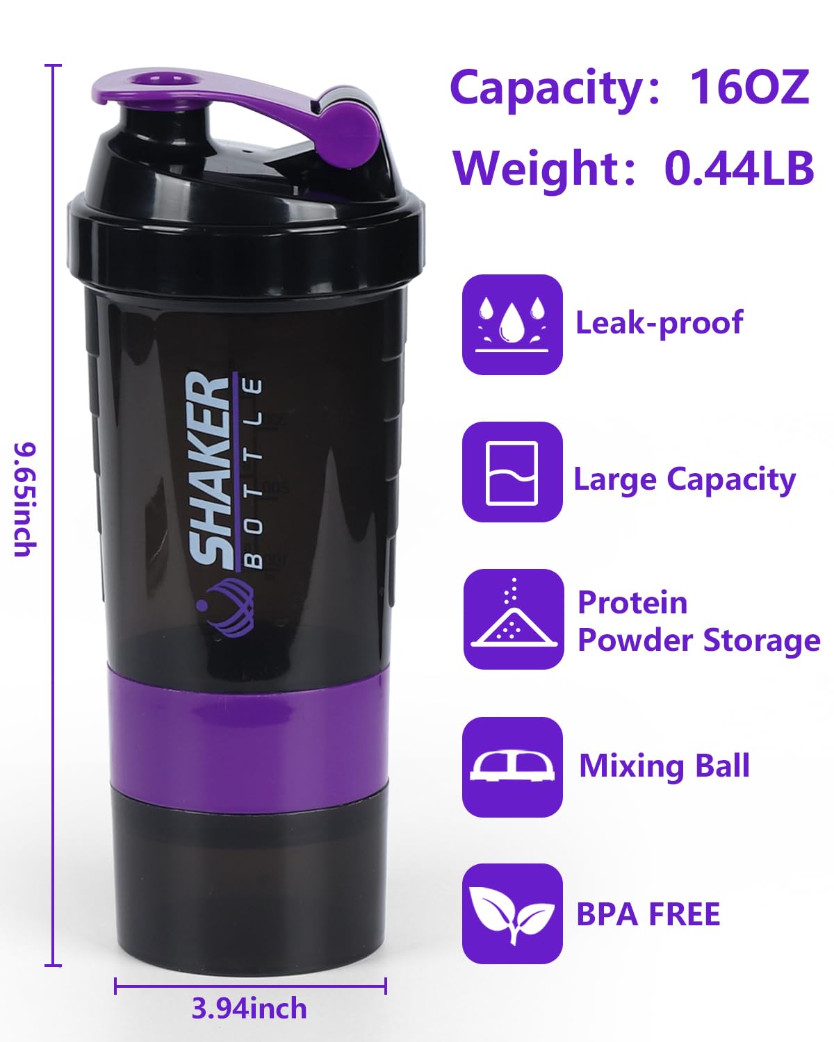 VIGIND shaker with wire grid for smooth mixing of powders