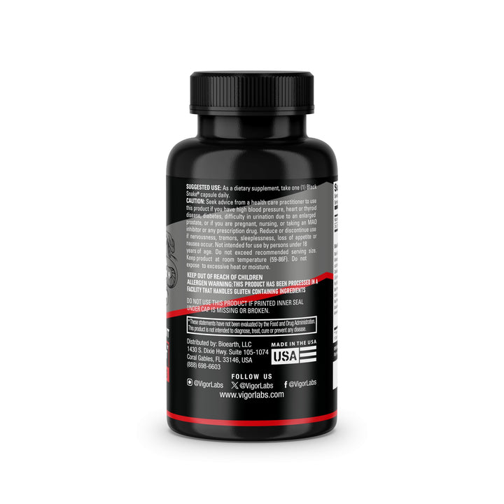 VIGOR LABS Black Snake daily use, simple maintenance of vigor.
