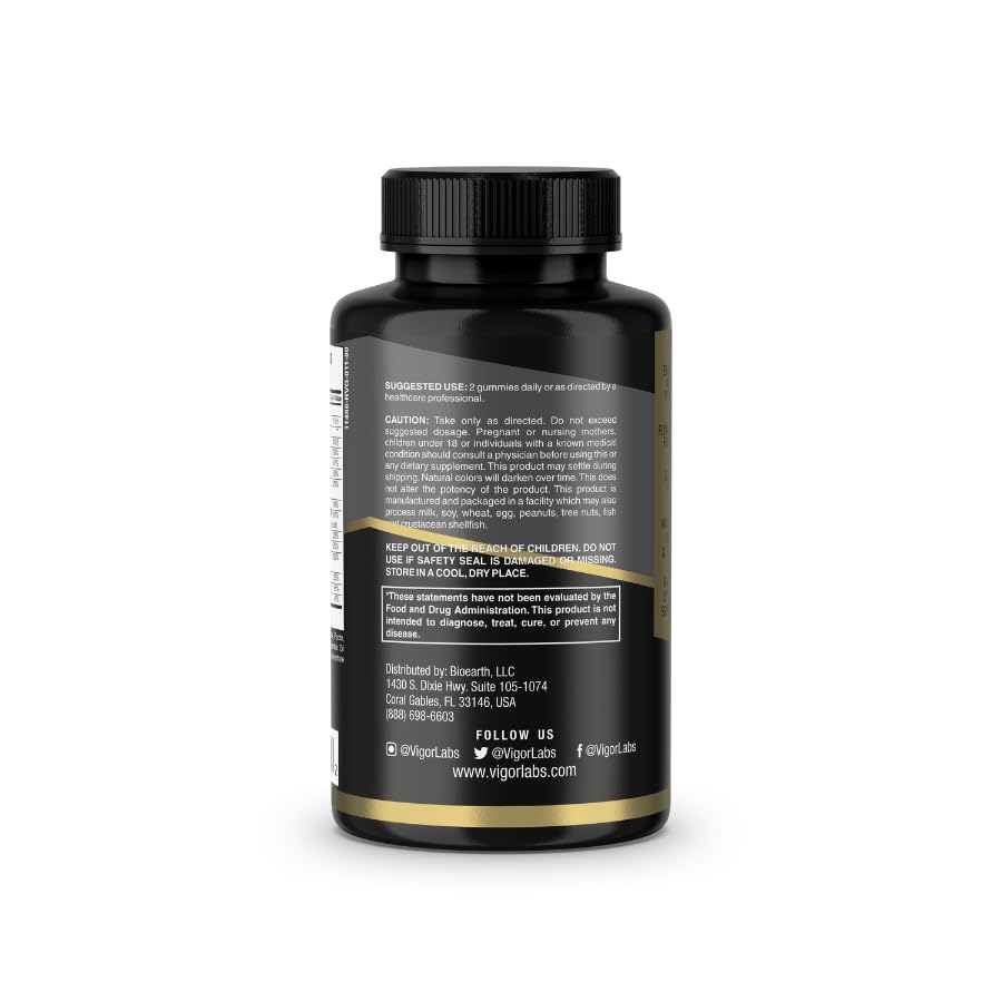 Vigor Labs gummies in a daily routine scene for energy and wellness.