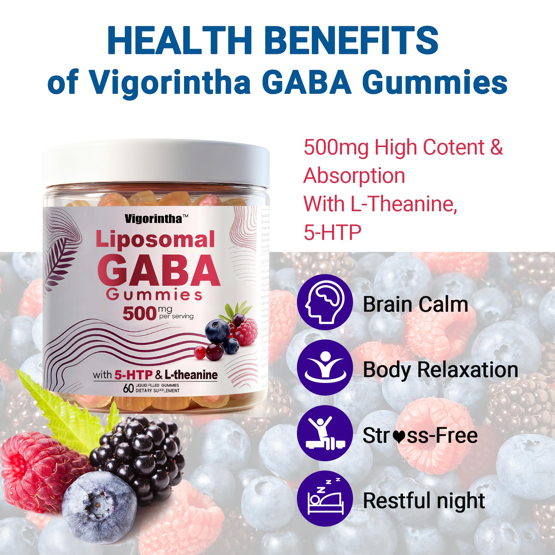 Vigorintha Liposomal delivery image underscores enhanced absorption benefits