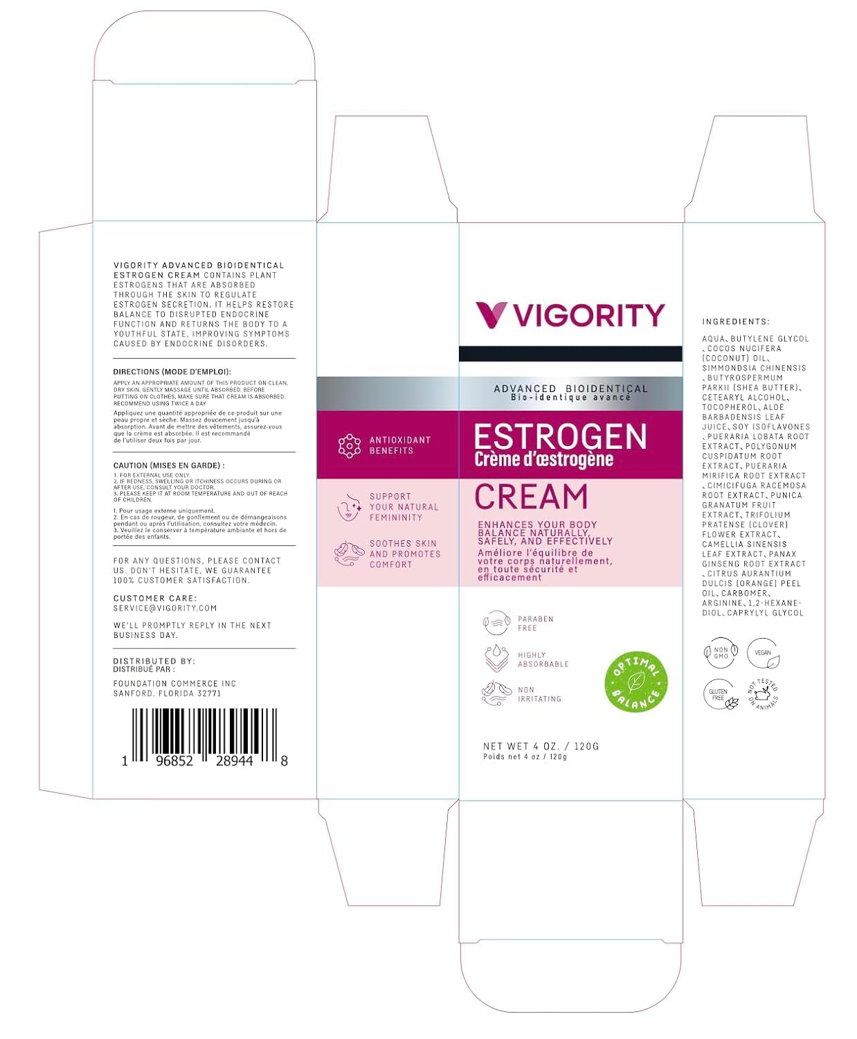Vigority Estrogen Cream 2-pack ready for everyday use