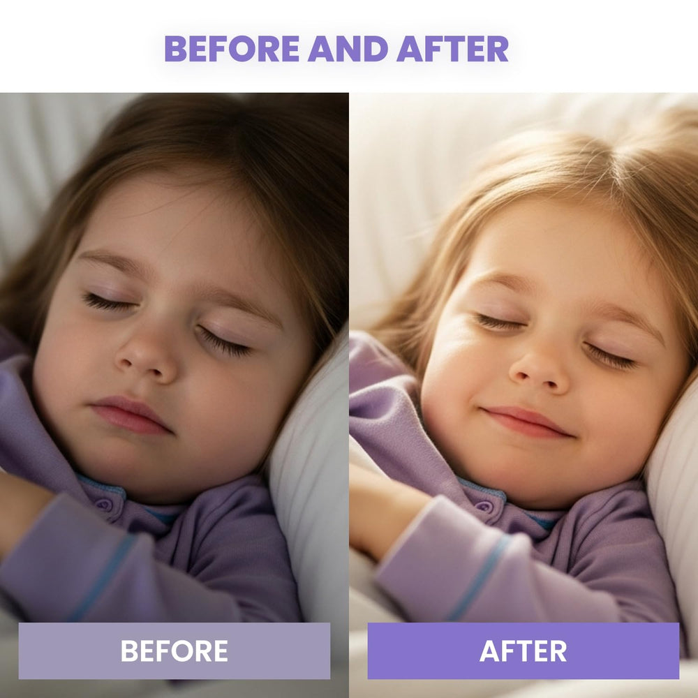 Vigority lavender-neroli mist over pillow for a peaceful night.