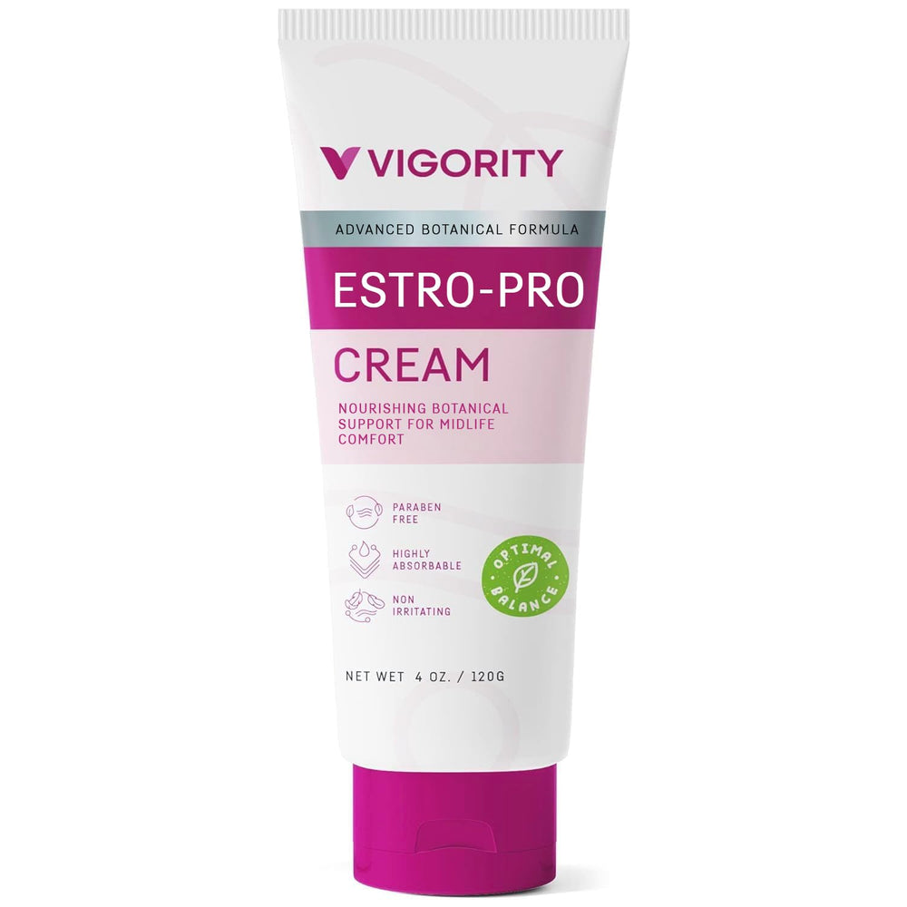 Vigority Phyto-Pro cream jar closeup for hydrating midlife skin