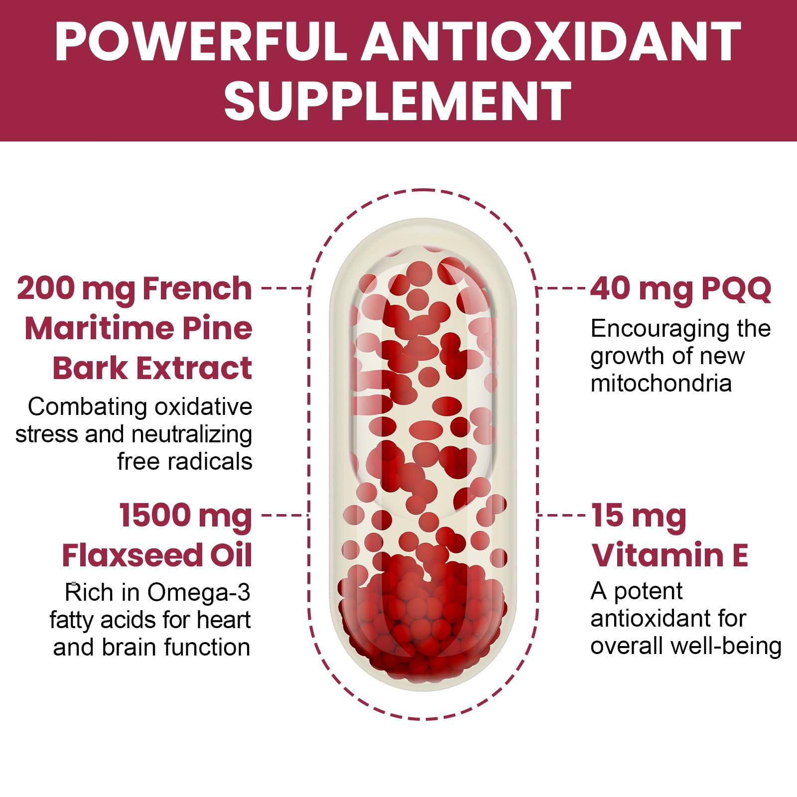 Vigorizar 200 mg pine bark capsules highlighting potent French maritime pine bark extract.