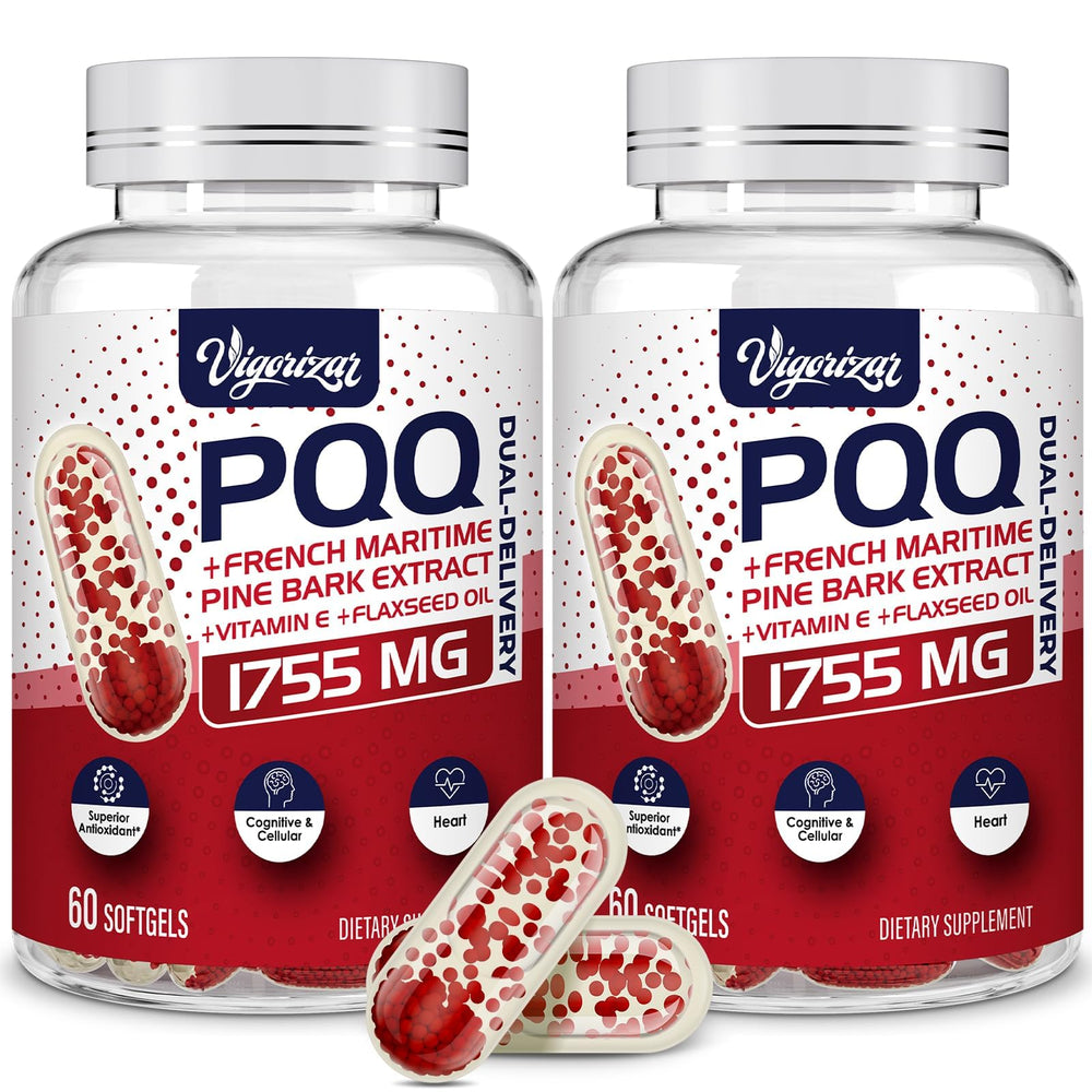 Vigorizar Pycnogeno bottle with dual-delivery for enhanced absorption