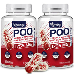 Vigorizar Pycnogeno bottle with dual-delivery for enhanced absorption