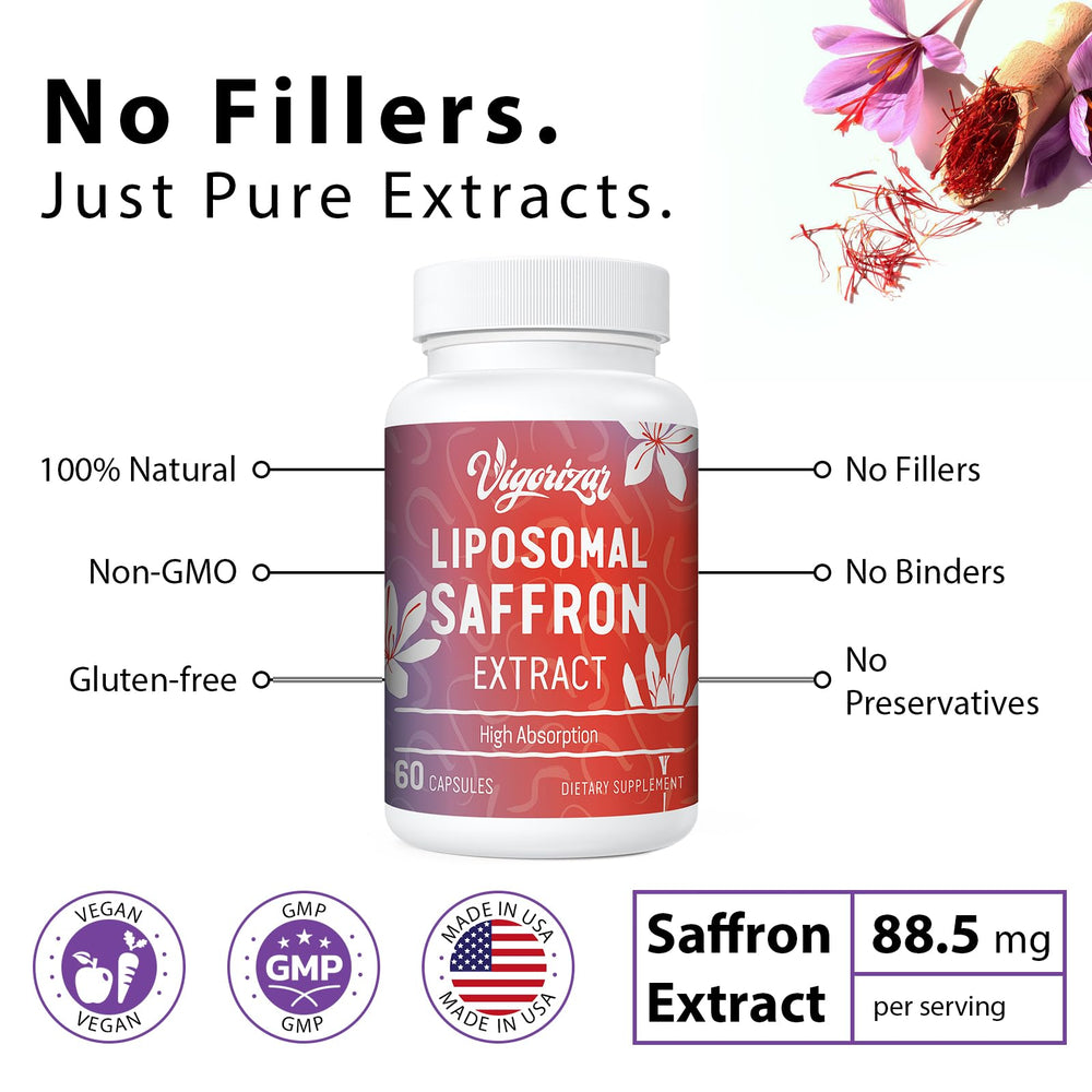 Vigorizar saffron assists focus and attention.
