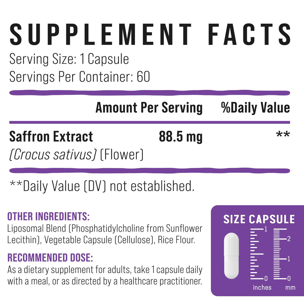 Vigorizar saffron supports vision and visual clarity.
