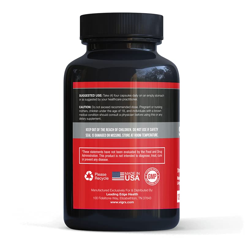 VigRX Max Volume capsules closeup highlights Made in the U.S.A. quality for reliable daily use.