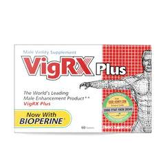VigRX Plus tablets close-up, natural herbal blend for daily use