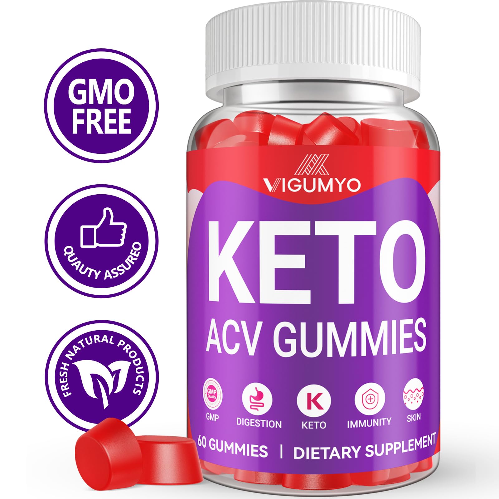 VIGUMYO lifestyle shot featuring active individuals with gummies