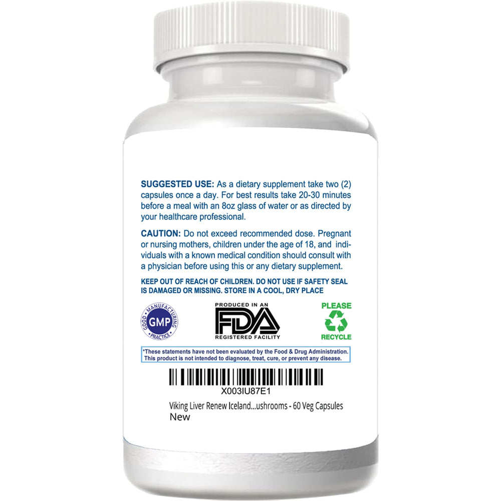 Viking Liver Renew capsules ready for daily liver and digestion support