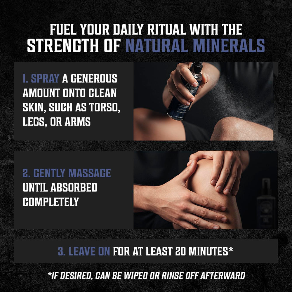Viking Revolution daily-use magnesium oil highlights natural minerals for routine care.