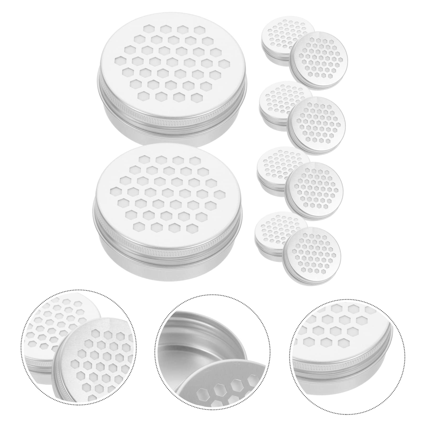Villcase diffuser tin portable 2.7-inch, lightweight for everyday use.