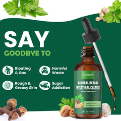 Droplets released into water for easy daily use with Viloquin Gut Cleanse