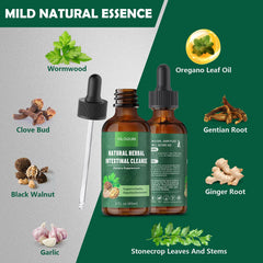 Viloquin Gut Cleanse label highlighting natural herbal ingredients