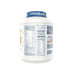 Shaker with water and ProtoLyte label demonstrates hydration-friendly nutrition.