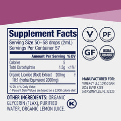 Vimergy Licorice liquid used in a blended drink with other Vimergy liquids for versatility.