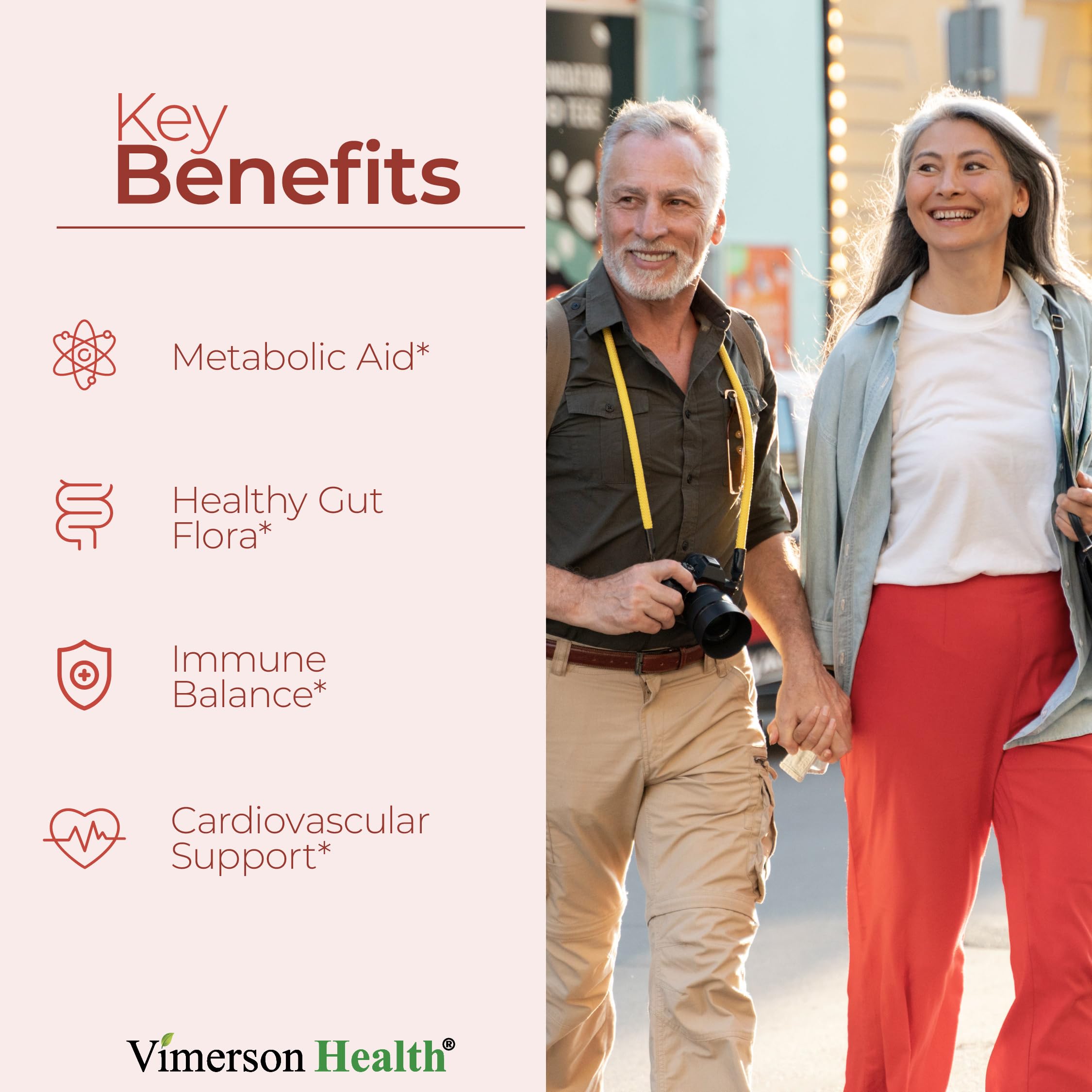 Pouring Vimerson Health Berberine capsules for easy daily dosing.