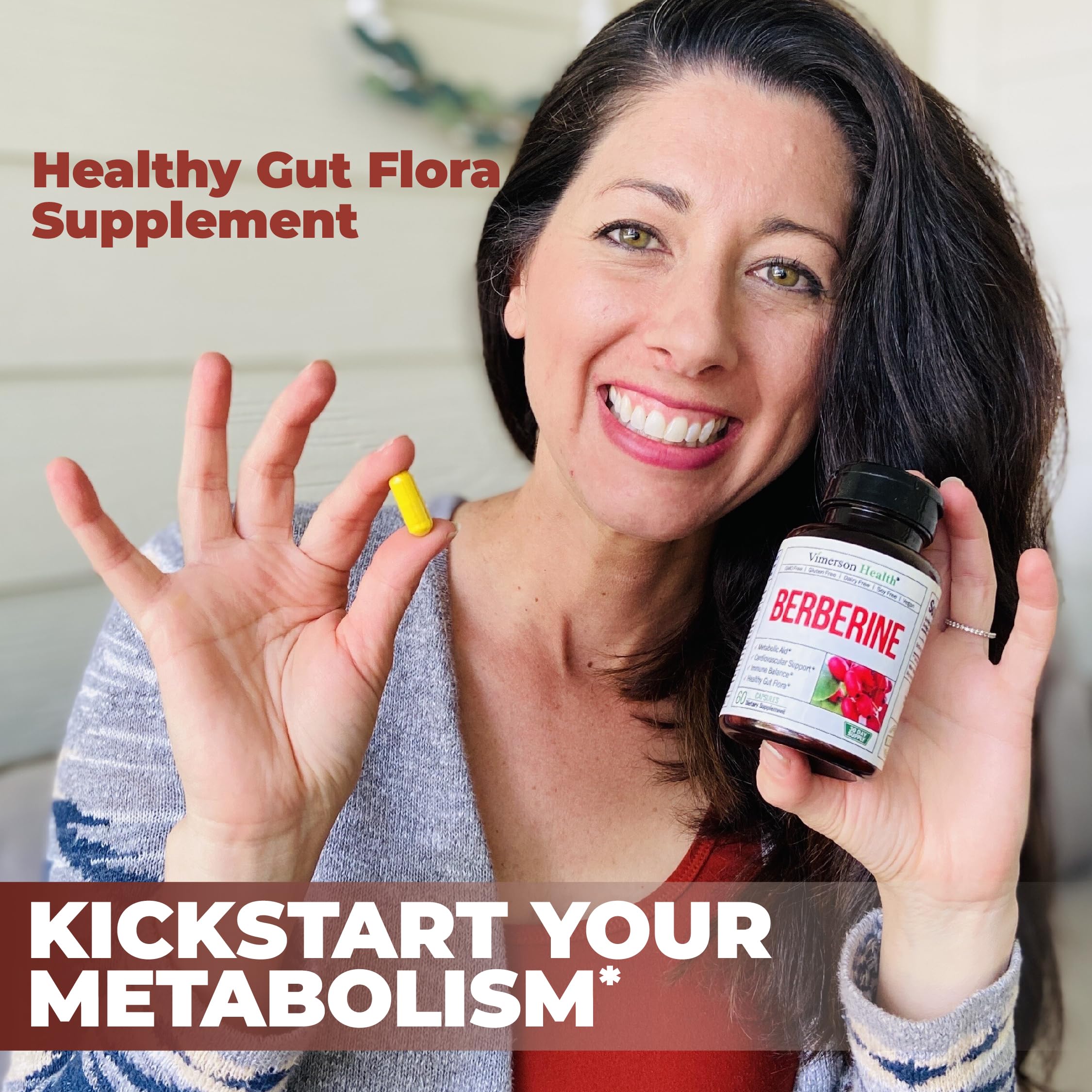Travel-friendly Vimerson Health Berberine bottle shown in compact setup.