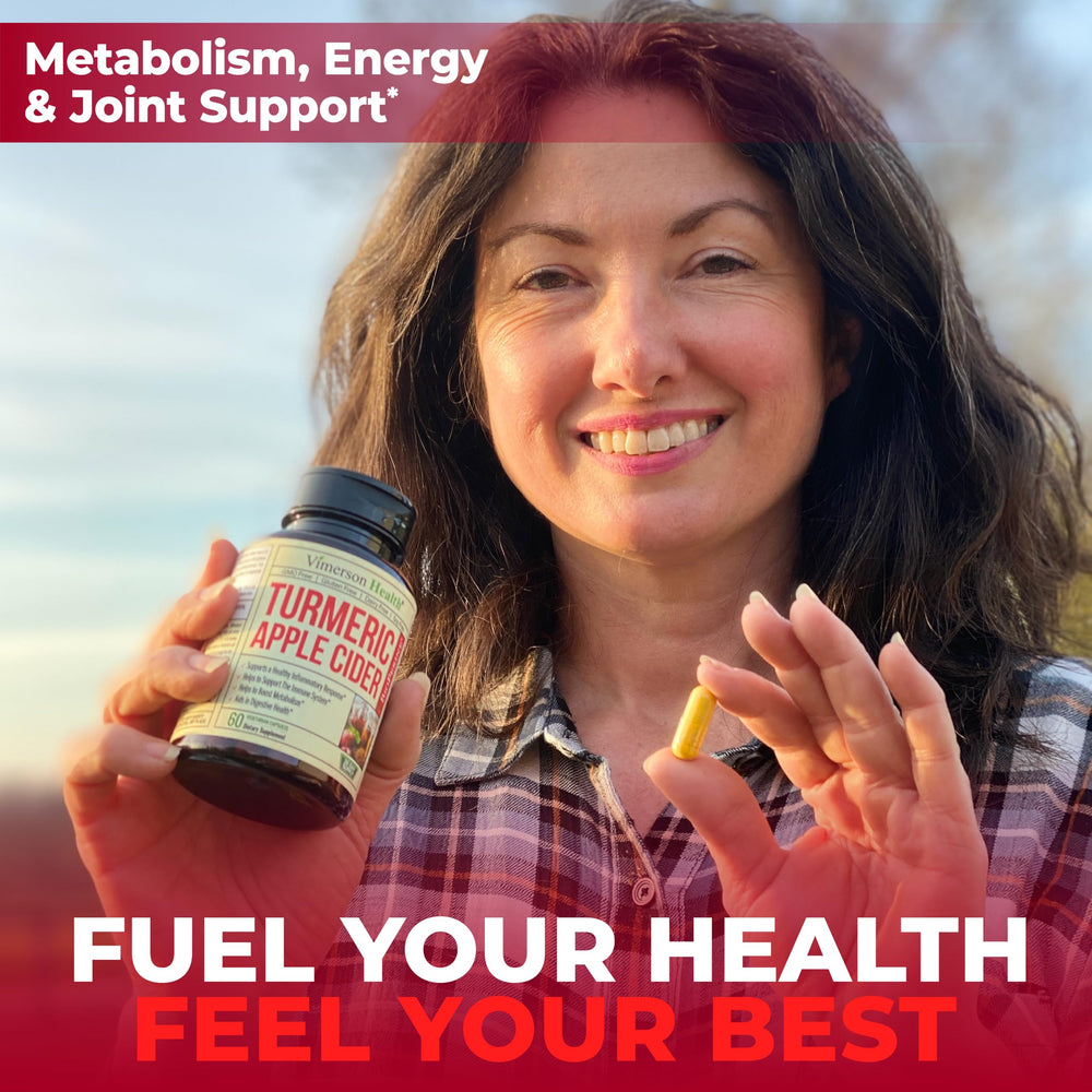 Vimerson Health capsules in hand with no aftertaste highlight easy daily use