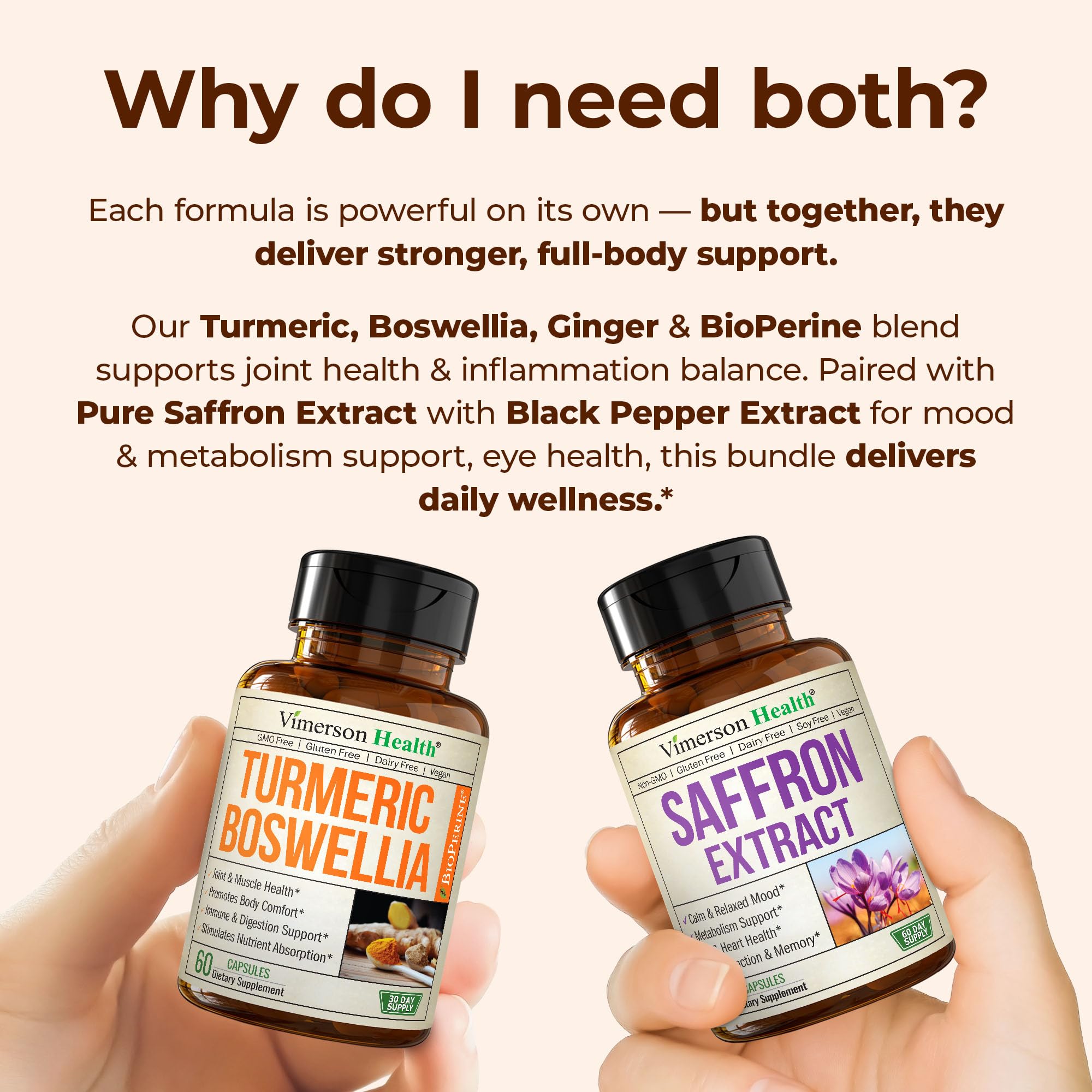 Vimerson Health capsules on white background for daily wellness routine