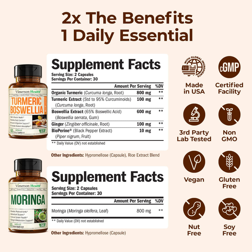 Vimerson Health Curcumin with Black Pepper capsule close-up for enhanced absorption