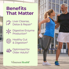 Vimerson Health dandelion root bottle promotes balanced digestion and detox potential.
