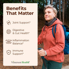 Vimerson Health Ginger root capsules add warm spice for daily wellness.
