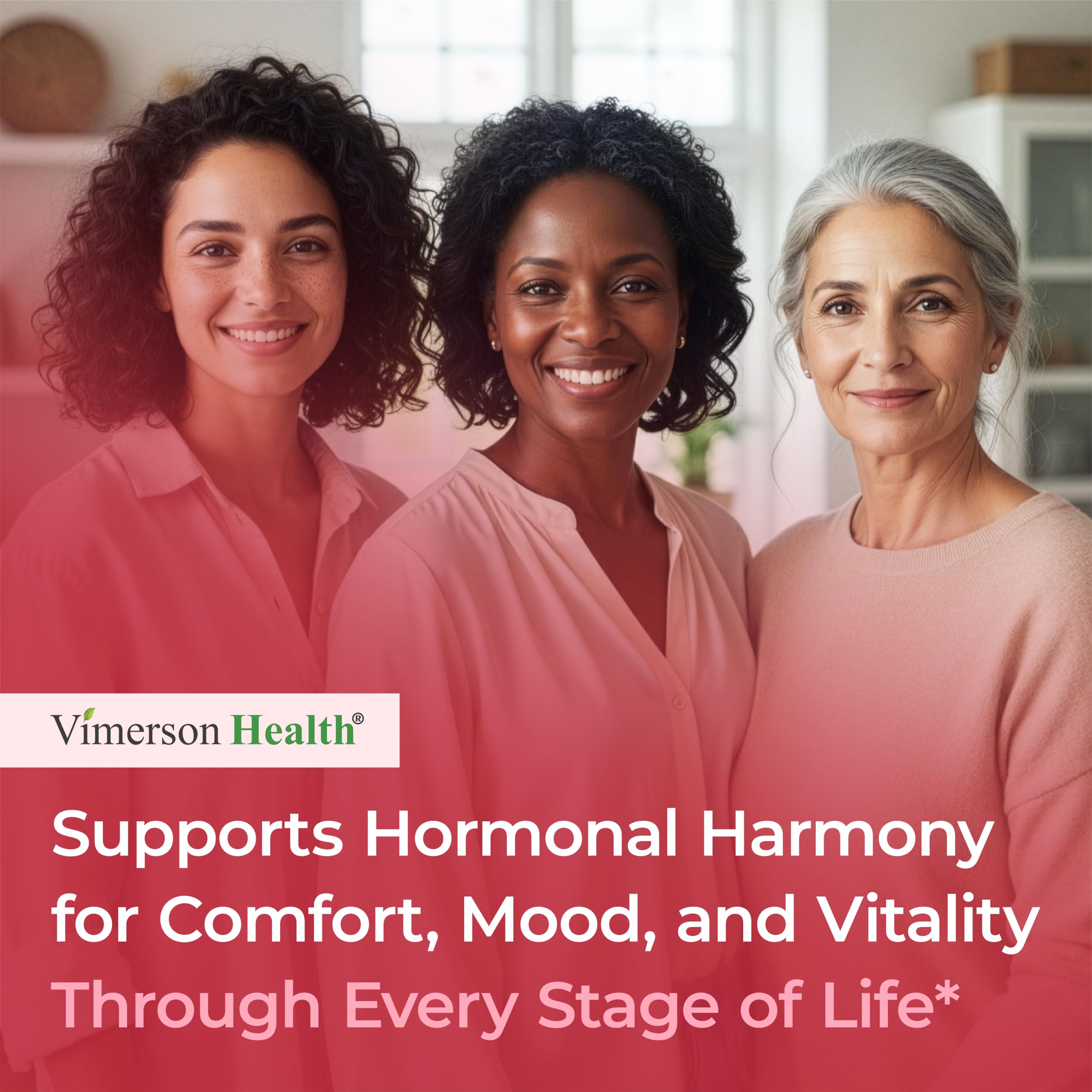 Vimerson Health Hormone Harmony on-the-go bottle for convenient use.
