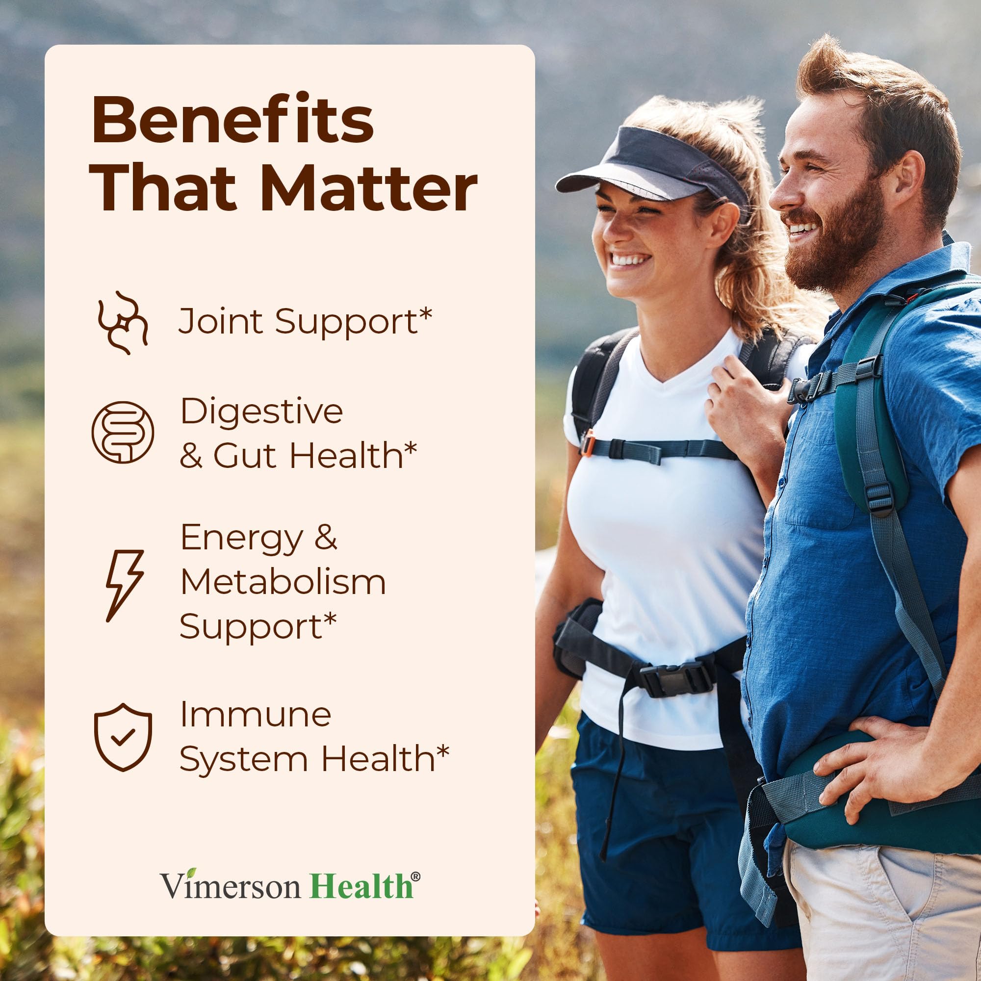 Vimerson Health Moringa capsules bottle offering natural energy and antioxidant support