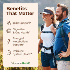 Vimerson Health Moringa capsules bottle offering natural energy and antioxidant support