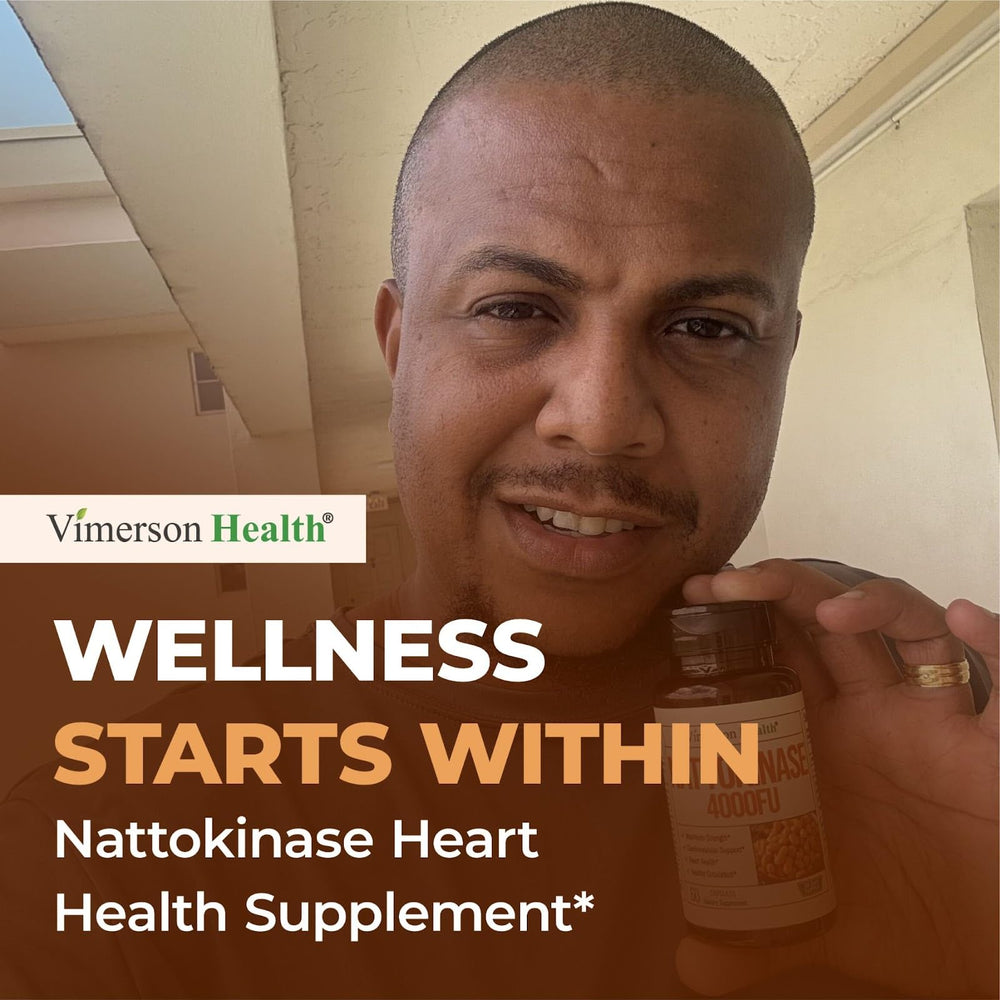 Made in the USA Vimerson Health nattokinase with vegan formulation.