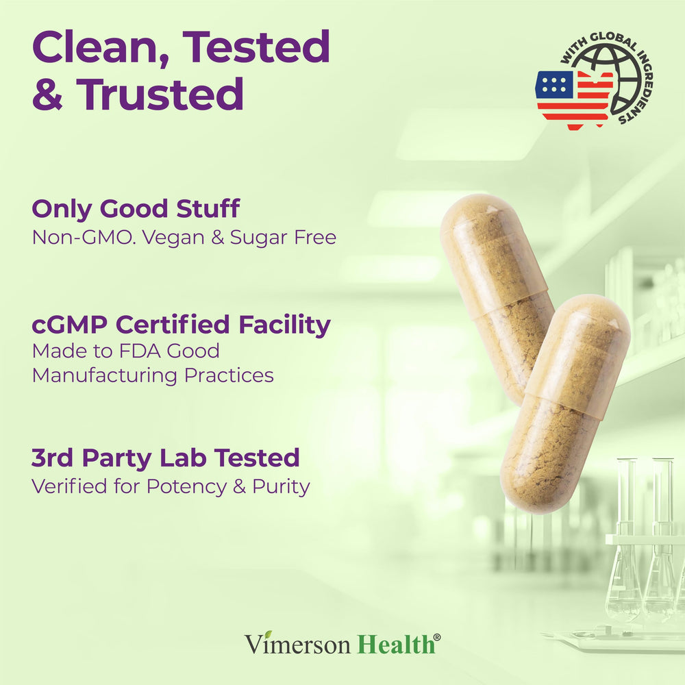 Vimerson Health Solarplast antioxidants bottle supports cellular antioxidant activity.
