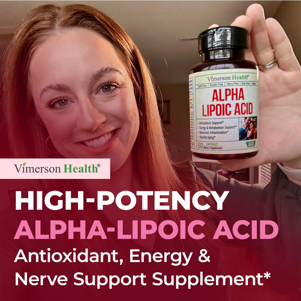 Vimerson Health third-party testing seal on supplement packaging