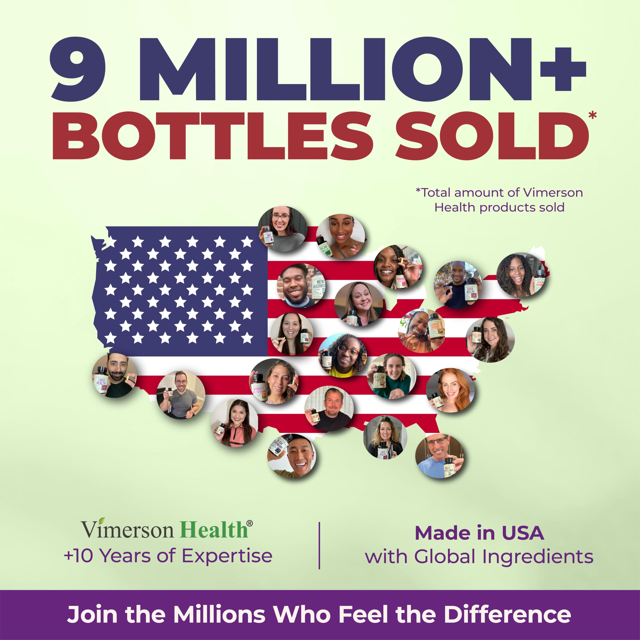 Vimerson Health vegan capsules bottle offers plant-based detox support.
