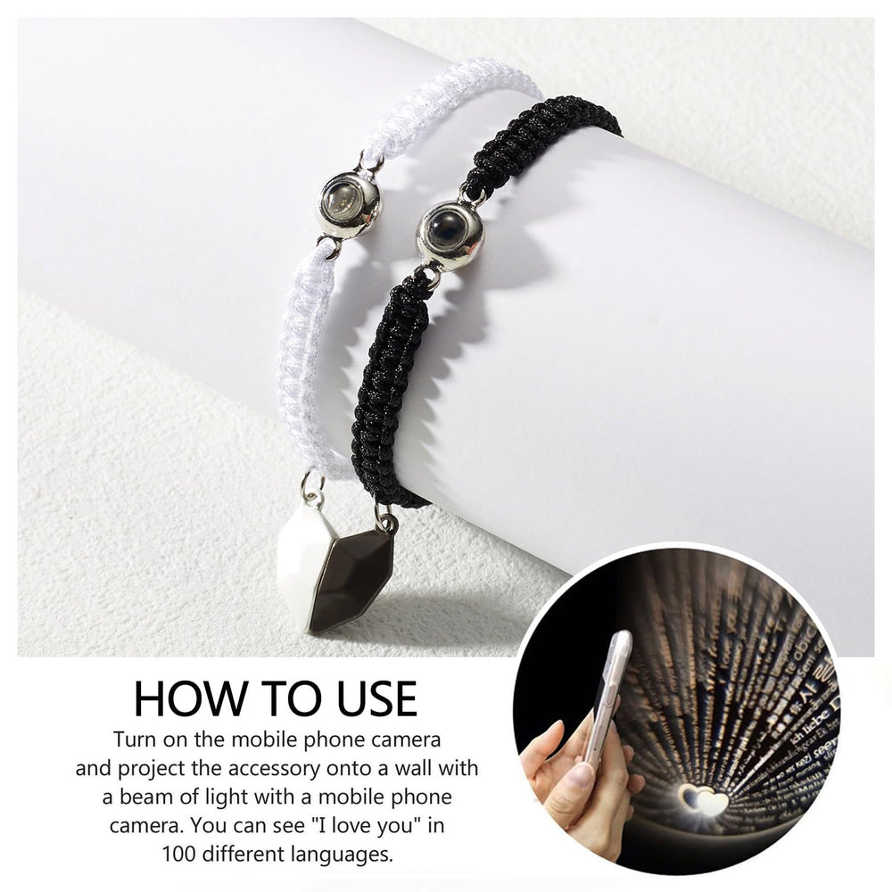 VIMIEW matching bracelets for couples, ideal for anniversaries or special occasions.