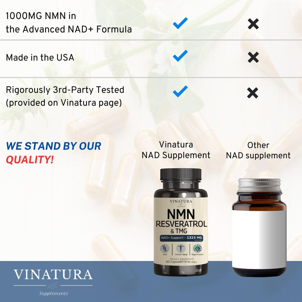 VINATURA NMN Complex capsule closeup with smooth surface