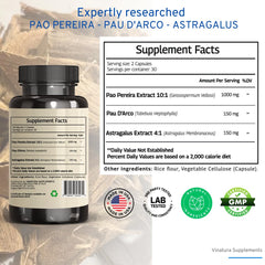 Poured VINATURA capsules highlighting convenient daily use for immune support potential