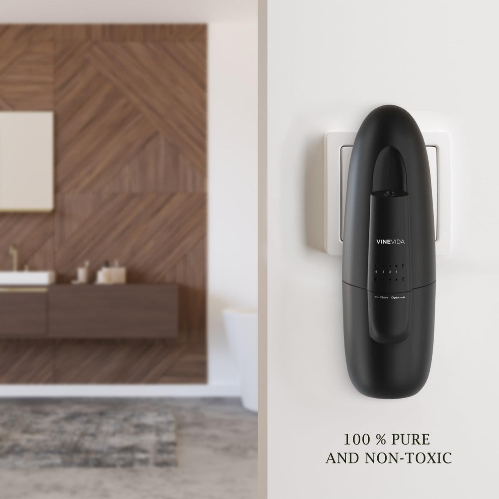 VINEVIDA diffuser close-up, showcasing sleek finish and durable design.