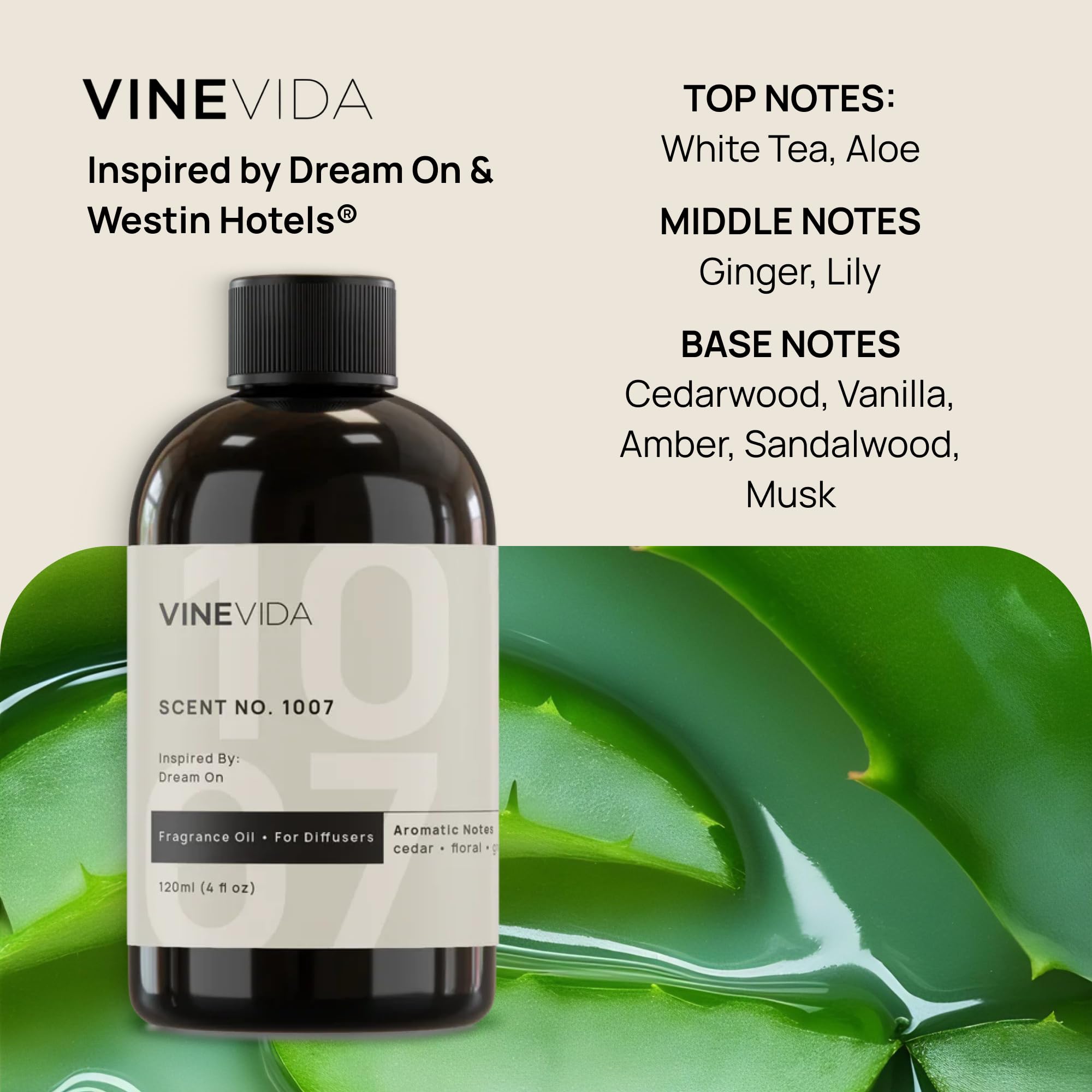 VINEVIDA hotel fragrance oils trio, ideal for guest spaces.