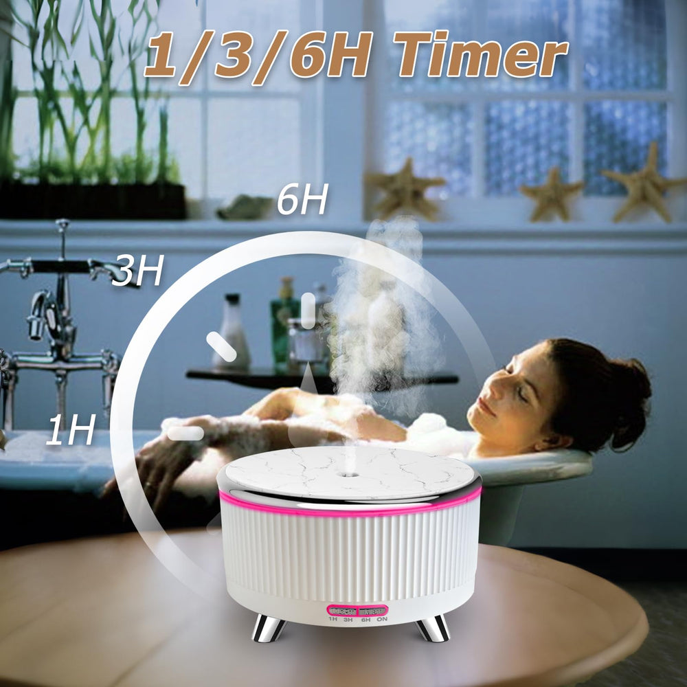 Vinfucher diffuser provides cool mist with soft LED illumination