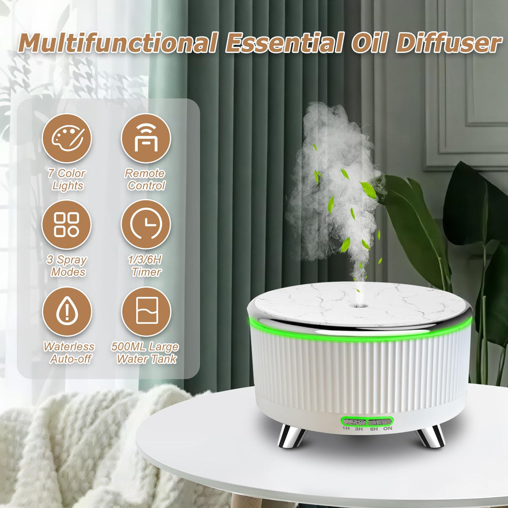 Vinfucher diffuser with remote control for easy aroma management