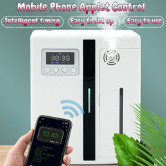 VINGVO Scent Diffuser LED display shows timing and status.